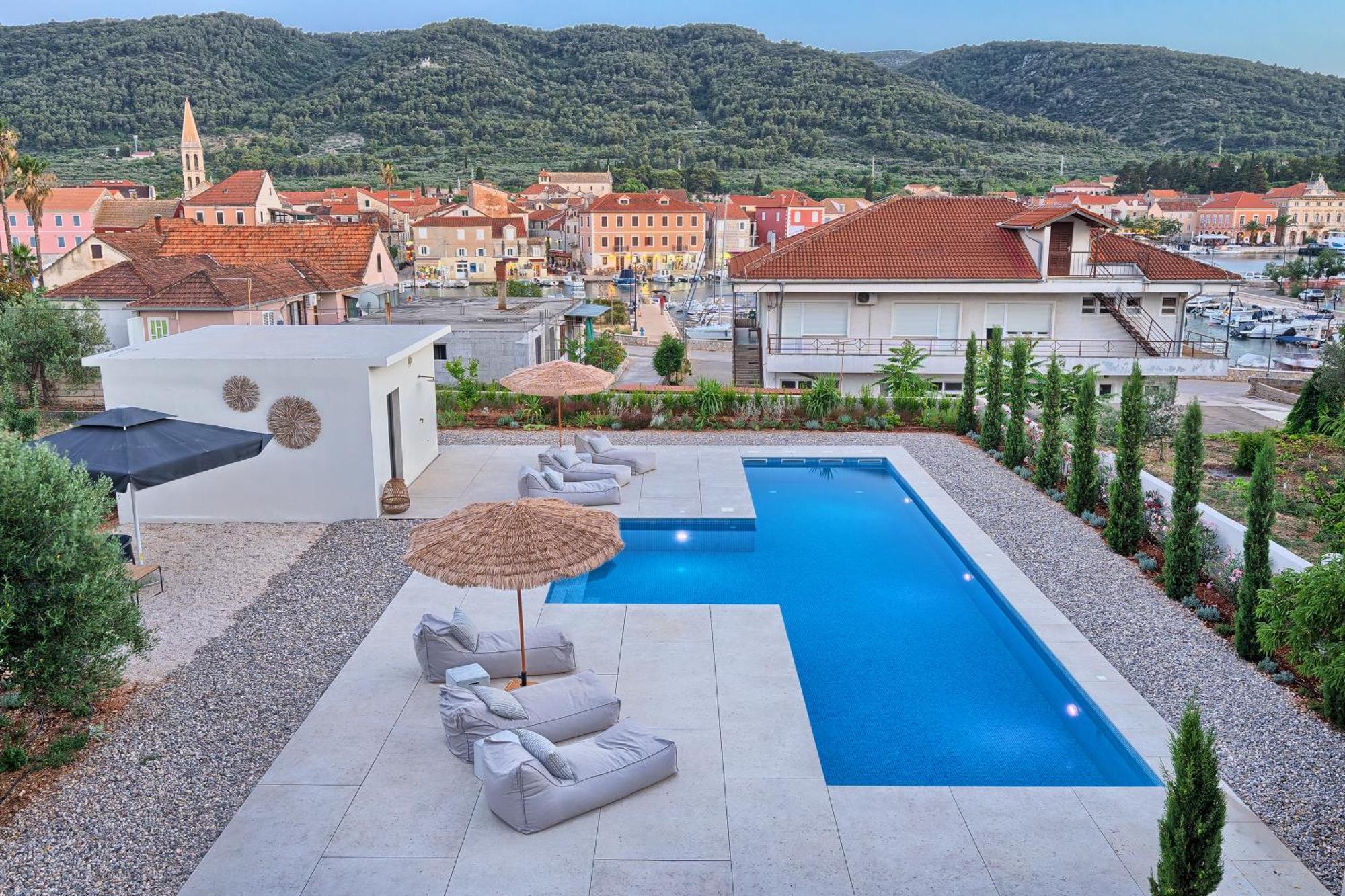 סטארי גראד Hvar Luxury Villa And Pool With View In Heart Of Stari Grad מראה חיצוני תמונה