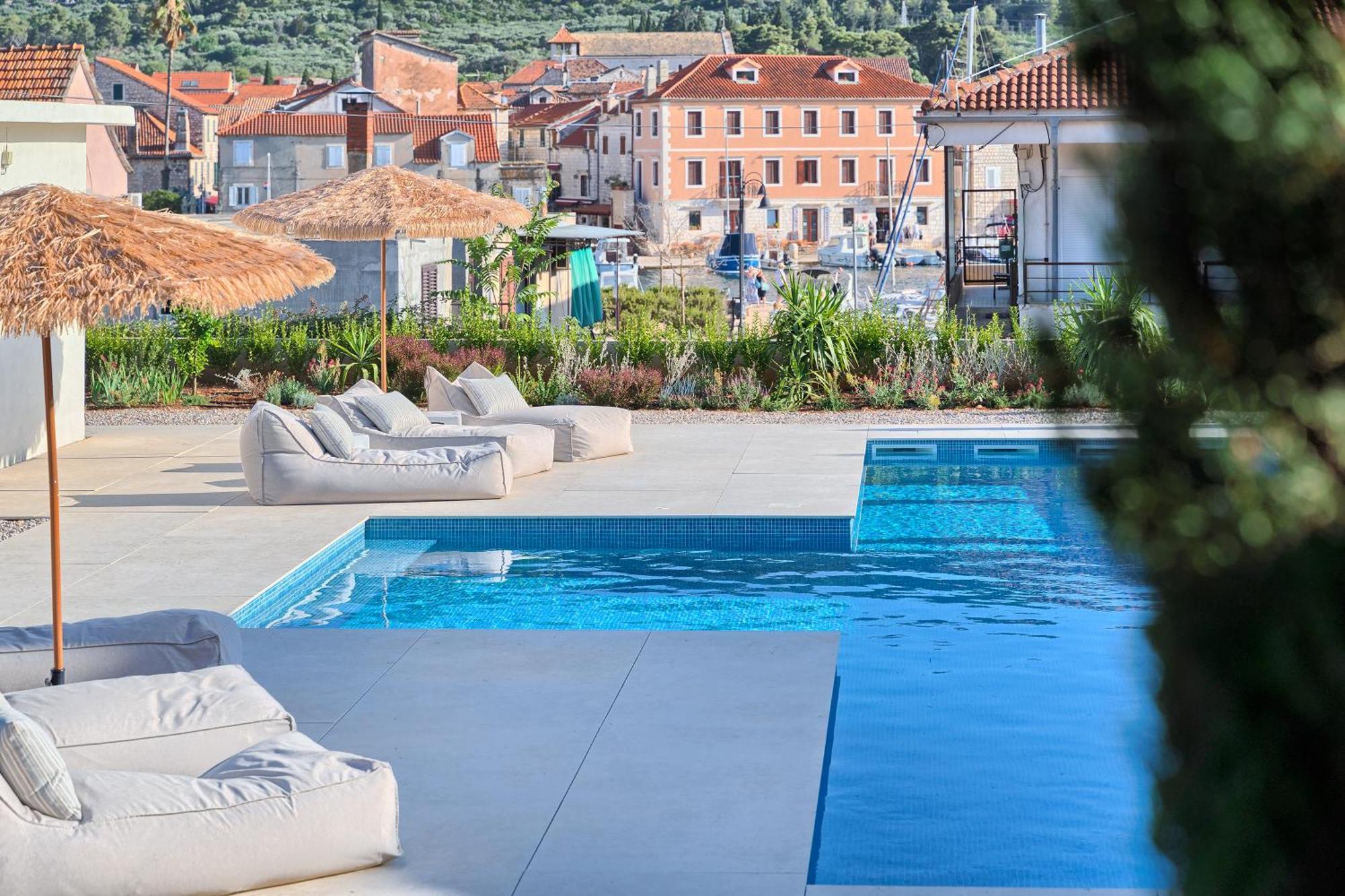 סטארי גראד Hvar Luxury Villa And Pool With View In Heart Of Stari Grad מראה חיצוני תמונה