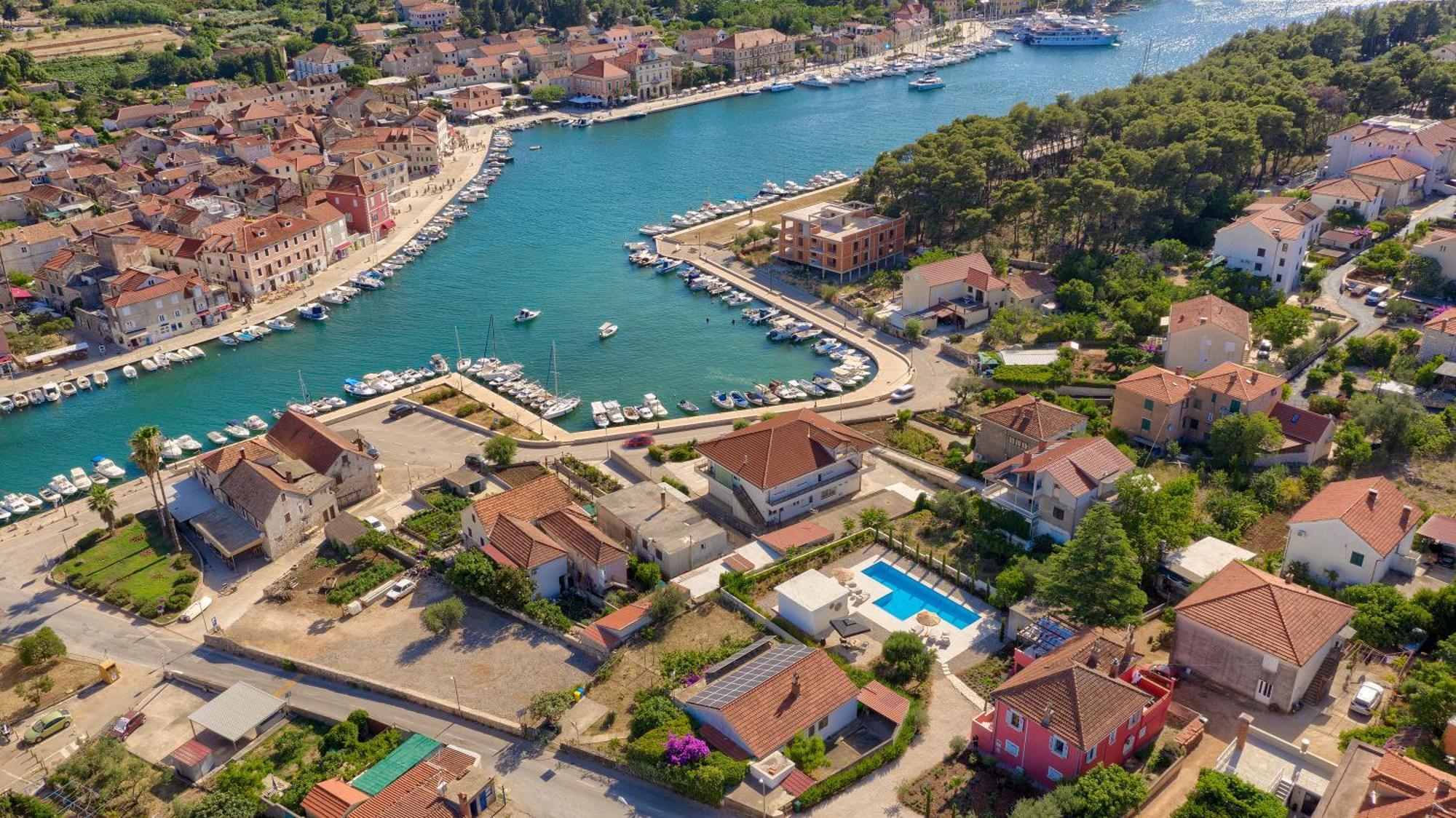 סטארי גראד Hvar Luxury Villa And Pool With View In Heart Of Stari Grad מראה חיצוני תמונה